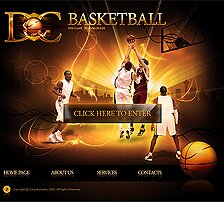 Basketball Club flash template - id 300802257