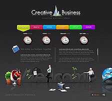 Creative Business flash template - id 300802271
