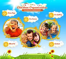 Children Organization flash template - id 300802272